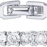 PAVOI 14K Gold Plated 3mm Cubic Zirconia Classic Tennis Bracelet | Gold Bracelets for Women | Size 6.5-7.5 Inch